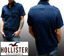 ホリスター 【送料無料】【セール】【200種類の品揃え】 ホリスター メンズ 半袖 シャツ HOLLISTER ネイビー ボタンシャツ インポート ブランド ファッション カジュアル Safari サファリ オーシャンズ 雑誌 掲載 アメカジ ストリート ウェア サーフ カリフォルニア スタイル 正規 商品