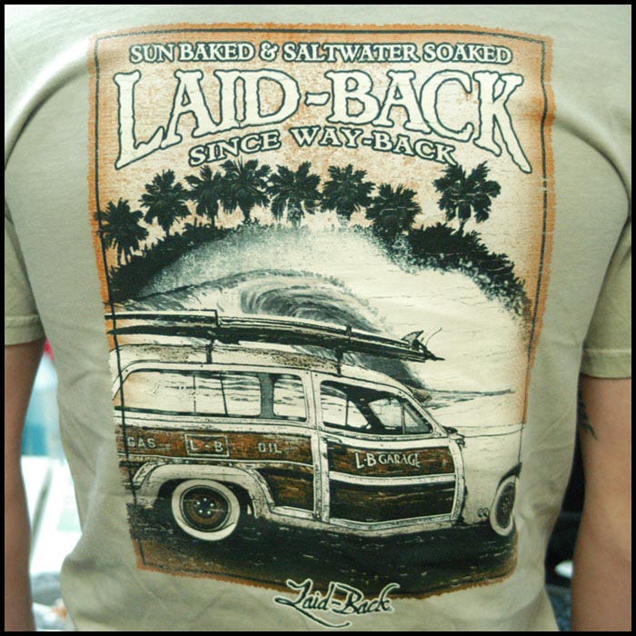 送料無料 Laid-Back USA レイドバック メンズ Tシャツ SUN BAKED ライトグリーン ...