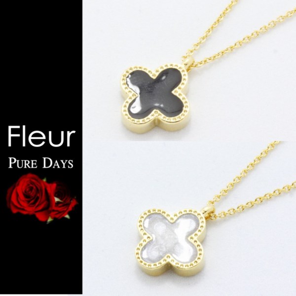 ピュアデイズ フルール レディース フラワー リバーシブル ネックレス PURE DAYS FLEUR PFL-205 ペンダント　アクセサリー ジュエリー ブランド 花 雑誌　芸能人　着用　ギフト 誕生日　10代　20代　プレゼント