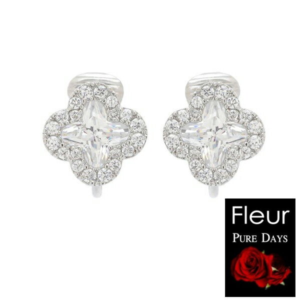 ピュアデイズ フルール レディース キュービック　ジルコニア　イヤリング PURE DAYS FLEUR アクセサリー ジュエリー ブランド　プレゼント