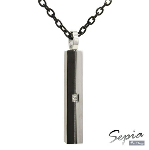 \店内全品ポイント11倍/ 再入荷無し 即納 ピュア メッセージ セピア メンズ レディース ダイヤモンド ステンレス316L ペンダント ネックレス PURE...