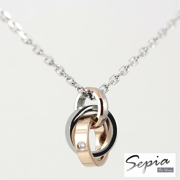 \店内全品ポイント11倍/ 即納 ピュア メッセージ セピア メンズ レディース ダイヤモンド ステンレス ペンダント ネックレス PURE MESSAGE S...