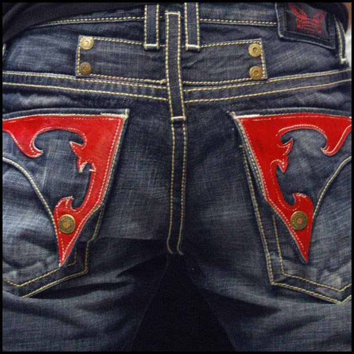 ＼店内全品ポイント11倍／ ロビンズジーン メンズ デニム ストレート パンツ ROBIN'S JEAN LONG FLAP PONY RED 143 safari ハイブランド ジーンズ ブランド ロビンズジーンズ セレブ ロビンジーンズ ストリート カジュアル 限定特価