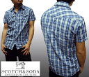 【セール】 スコッチ&ソーダ シャツ 【400種類の品揃え】 SCOTCH&SODA スコッチアンドソーダ メンズ カジュアル サファリ ボタンシャツ ブランド ファッション 雑誌 掲載 スタイル