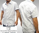 【セール】 スコッチ&ソーダ シャツ 【400種類の品揃え】 SCOTCH&SODA スコッチアンドソーダ メンズ カジュアル サファリ ボタンシャツ ブランド ファッション 雑誌 掲載 スタイル