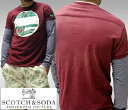 【60%OFF 訳あり・アウトレット】スコッチ&ソーダ 長袖 Tシャツ スコッチアンドソーダ メンズ トップス scotch&soda サファリ ストリート スタイル ファッション 雑誌 掲載 ブランド