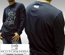 【50%OFF セール】 スコッチ&ソーダ 【400種類の品揃え】 スコッチアンドソーダ メンズ Tシャツ ロンT scotch&soda トップス サファリ サーフ スタイル ファッション 雑誌 掲載 ブランド