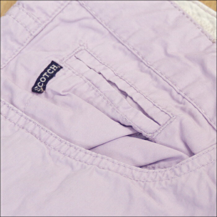 スコッチ&ソーダ スコッチアンドソーダ scotch&soda メンズ コットン スリム パンツ ウォッシュパープル ズボン ボトムス カジュアル サーフ セレブ ストリート ヨーロピアン ヴィンテージ Safari サファリ スタイル 掲載 ブランド 021
