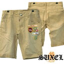 【送料無料】【セール】 SUXEL サクエル メンズ ハーフパンツ スリム ショーツ パンツ ストリート スタイル ブランド HIPHOP ウェアー B系 服 ダンス アメカジ ヒップホップ ファッション