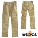 【50%OFF セール】【送料無料】SUXEL サクエル メンズ スリム スキニー カーゴ パンツ カーゴパンツ ファッション ストリート スタイル ブランド HIPHOP ウェアー B系 服 ヒップホップ