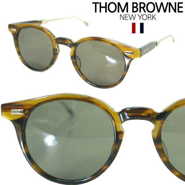 ̵ ȥ֥饦 THOM BROWNE ᥬ 󥰥饹 TB-806-B-WLT-GLD-48 ޤꤿ ¨Ǽ ڥ֡ǽͰѡ  ǥ  LA ϥꥦå ݡ ֥ ꡼ 奢  ϥ֥ եå 