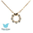 TirrLirr ティルリル レディース シルバー キュービック ジルコニア ネックレス アクセサリー ペンダント ブランド ジュエリー アクセ 可愛い プレゼント ご褒美