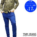 【送料無料】【セール】 TNMジーンズ メンズ スキニージーンズ カラーパンツ ブルー ストレッチ スリム スキニーパンツ チノパン LA JEANS インポート ロサンゼルス ファッション アメカジ ウェア ヌーディージーンズ スタイル ストリート カジュアル デニム ブランド