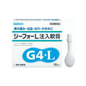 ジーフォーL注入軟膏　10個入　痔