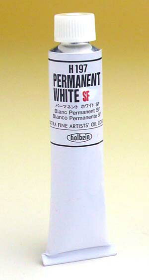 ホルベイン油絵具 単色パーマネント ホワイト SF 6号チューブ (20ml) H197 シリーズW