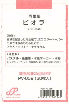 ミューズ　ポストカード　ビオラ・55 [PV-009]ハガキサイズ　30枚入り