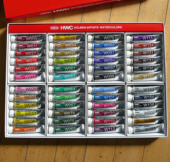 楽天市場】ホルベイン 透明水彩絵具48色セット hwc48 w409の通販 楽天市場】ホルベイン 透明水彩絵具48色セット hwc48 w409の通販