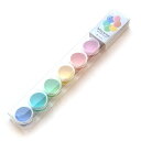 【メール便4個までOK】クサカベ マカロンカラー固形水彩絵具 6色セット