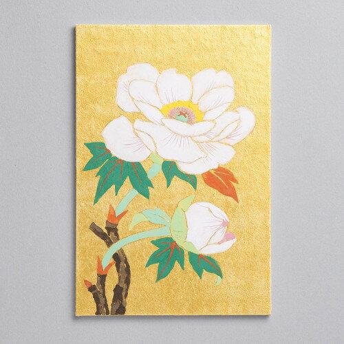 【お取り寄せ品】ナカガワ 岩絵具初心者キット「寒牡丹編　改」ぬりえのように描ける日本画入門セット