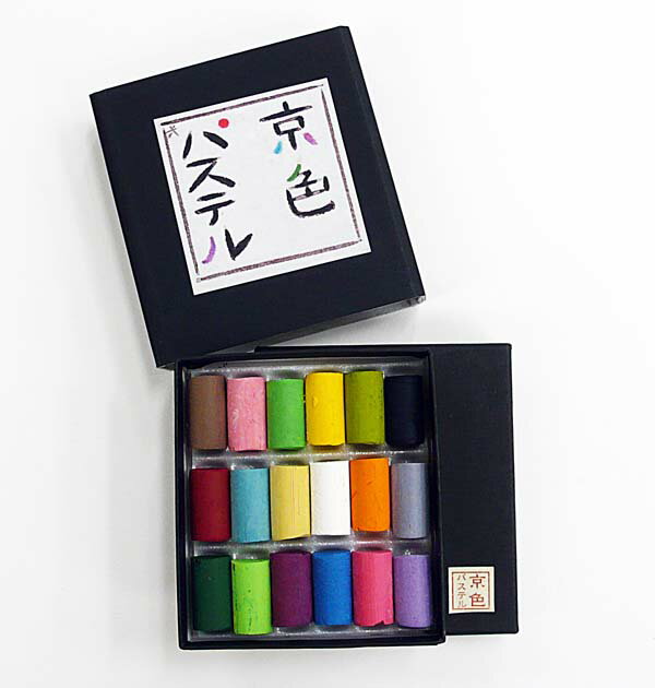 王冠 化学工業所京色 パステル 18色セット ゴンドラ