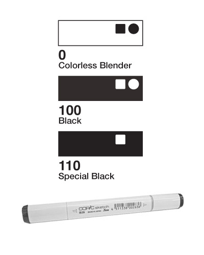 Rakuten - 0・100・110 コピックスケッチ単色メール便可能!copic sketch A色
