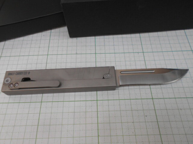 DAILY CARRY THE PARACHUTE tiside 1911 V1 ナイフ M390 チタンボディー(F-151)