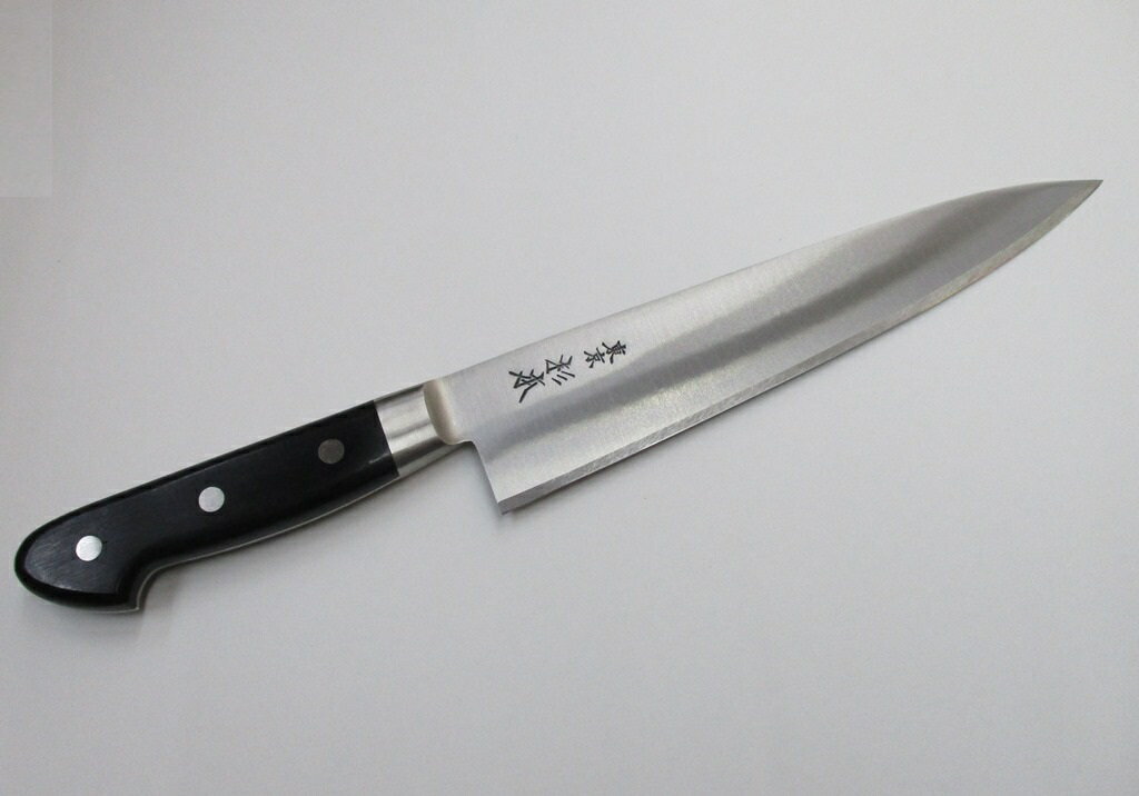 杉本 牛刀 (洋包丁) 21センチ 炭素鋼 (はがね) 品番 2121 Sugimoto Kitchen Knife 210mm High Carbon Steel