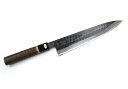 味方屋 あじかたや 牛刀 (洋包丁) 白紙3層鋼 24cm (AJ-24) 日野浦工房 Ajikataya Kitchen knife 240mm