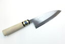 【刃物店の手砥ぎ仕上げ】 しんかい 出刃包丁 13.5センチ はがね Shinkai Deba knife 135mcm High Carbon Steel