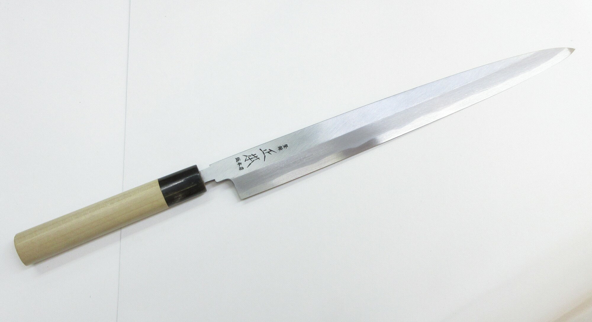 楽天市場】正本 本霞 玉白鋼 柳刃 刺身包丁 30cmの通販 楽天市場】正本 本霞 玉白鋼 柳刃 刺身包丁 30cmの通販