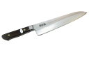 菊季 洋出刃 (厚手の包丁) 24cm 炭素鋼 日本製 東京打刃物 (うちはもの) (KS-12) Kikusue Kitchen yo-deba knife 240mm