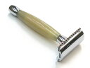メルクール 9027001 水牛角ハンドル ハニーホーン 髭剃り 105mmサイズ (MR-02) 両刃 剃刀ホルダー ドイツ製(ゾーリンゲン) 替刃1枚付 ひげそり かみそり MERKUR