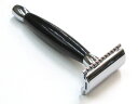 メルクール 9027001 水牛角ハンドル 黒水牛 髭剃り 105mmサイズ (MR-03) 両刃 剃刀ホルダー ドイツ製(ゾーリンゲン) 替刃1枚付 ひげそり かみそり MERKUR