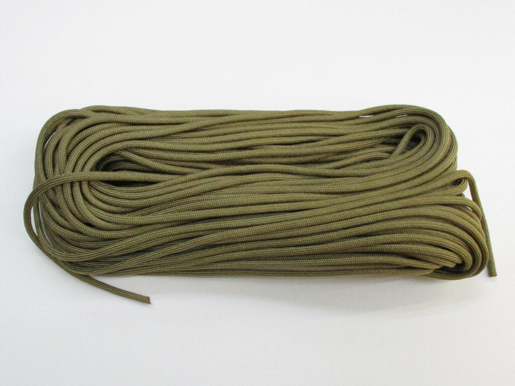 パラコード パラシュートコード タン (薄茶) 約30m