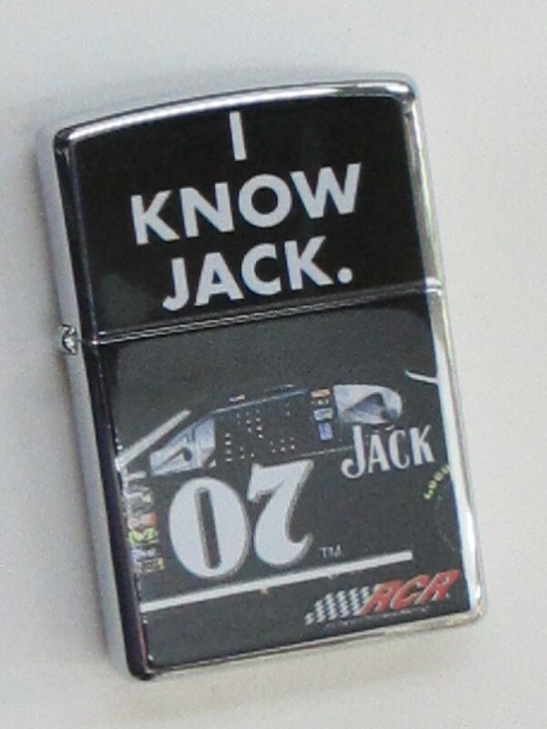 ジャックダニエルズジッポ ジャック・ダニエル レースカーデザイン ポリッシュZippo 2005年5月製 未使用 (Z-979) Jack Daniels バーボンウイスキー