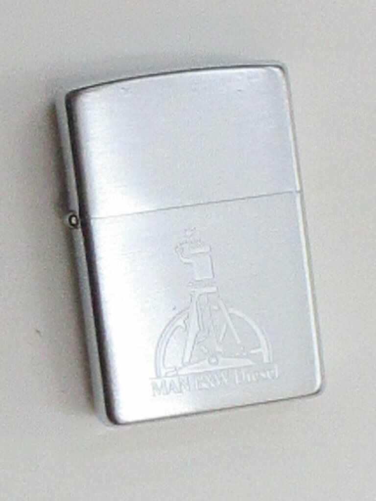 エムアーエム社 (独系船舶用大型エンジンメーカー) ブラッシュZippo 2001年4月製 未使用 (Z-076)