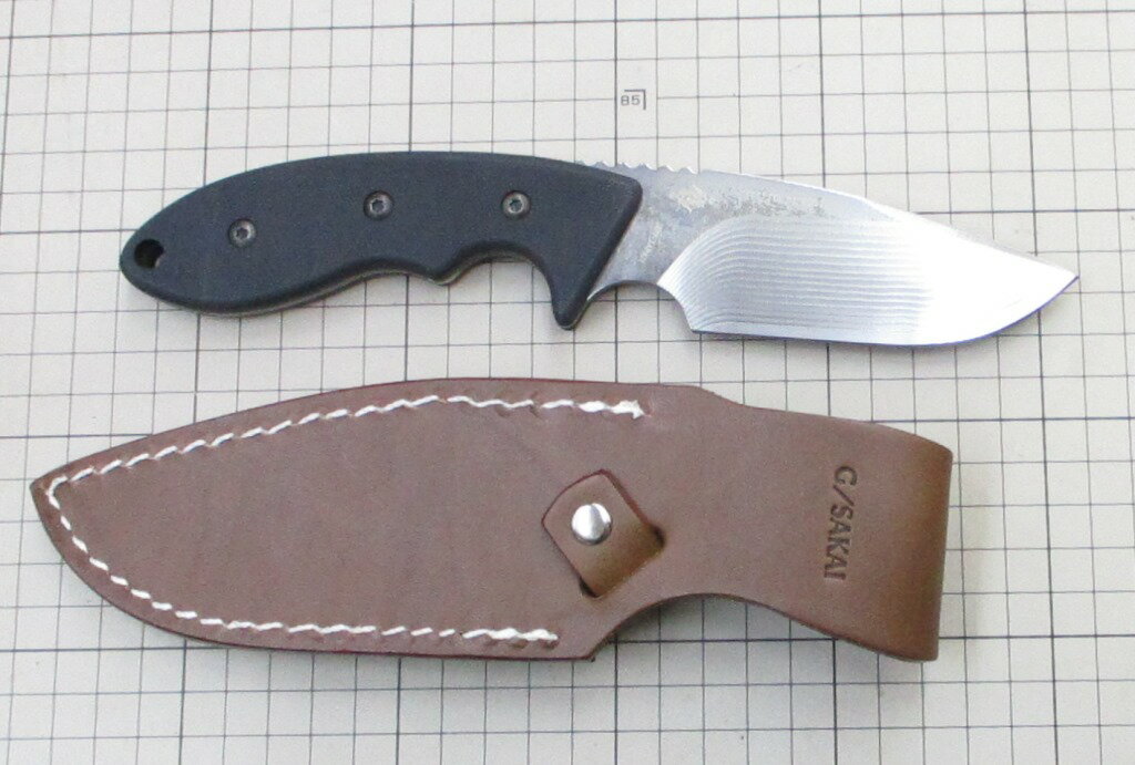 ジーサカイ キャンプナイフ キムンカムイ2 ミラー仕上げ VG10ダマスカス鋼 (GS-35) G.SAKAI KIMUN KAMUY 2