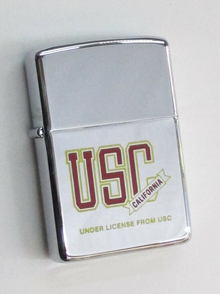 ビンテージZippo 南カリフォルニア大学 ポリッシュ仕上げ 1980年製 未使用 (ZT-37)