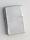 輸送艦 くにさき 裏面にミミズク ラスターエッチ加工 ブラッシュZippo 2001年6月製 未使用 (JD-97) 海上自衛隊