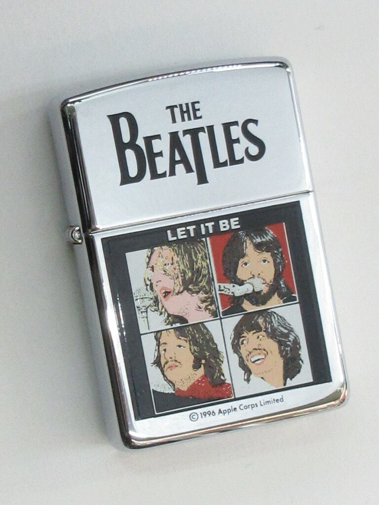 The Beatles ビートルズ "レット イット ビー" ポリッシュZippo 1996年7月製 未使用 (Z-937) Let It Be