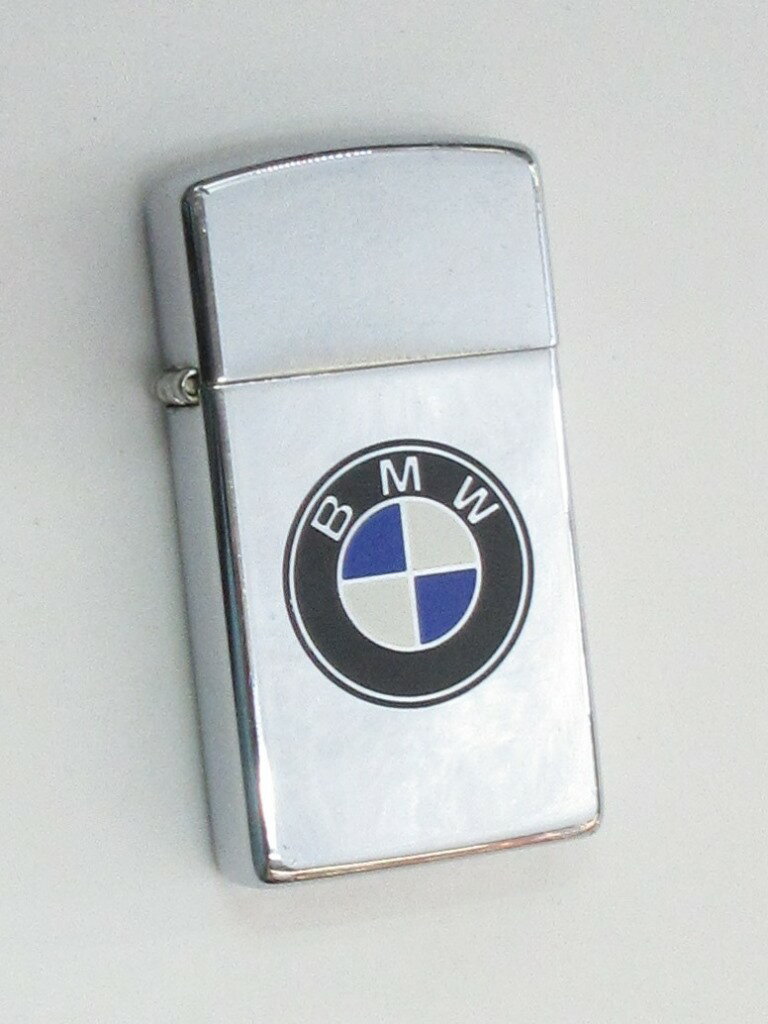 BMW (自動車メーカー) スリムサイズ ポリッシュZippo 1994年8月製 VGククラス 【中古】 (AU-47)