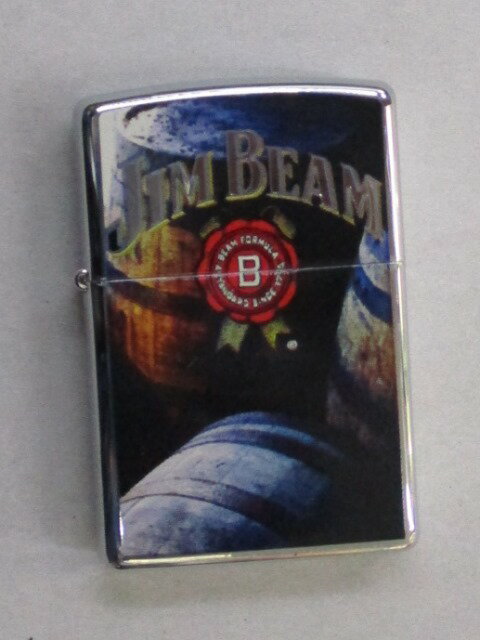 バーボンウイスキー ジムビーム ポリッシュZippo 2007年2月製 未使用 (Z-998) JIM BEAM