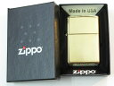 Zippo ポリッシュブラス レギュラーサイズ 無地 新品 定番モデル