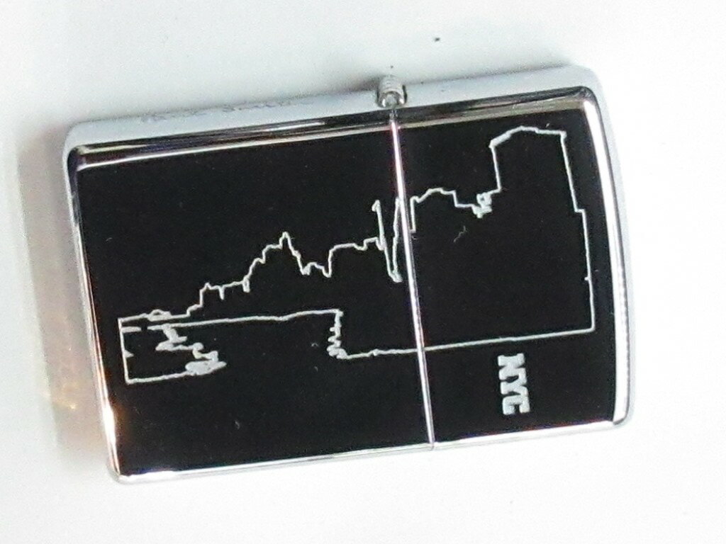 ポールスミス zippo ポールスミス (アパレル) ニューヨーク遠景 ポリッシュZippo 2000年1月製 未使用 (A-244) Paul Smith