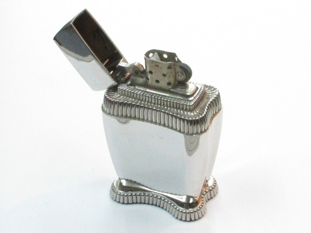 ビンテージZippo テーブルライター レディーブラッドフォード ニッケルシルバーインサート 未使用 (T-05)