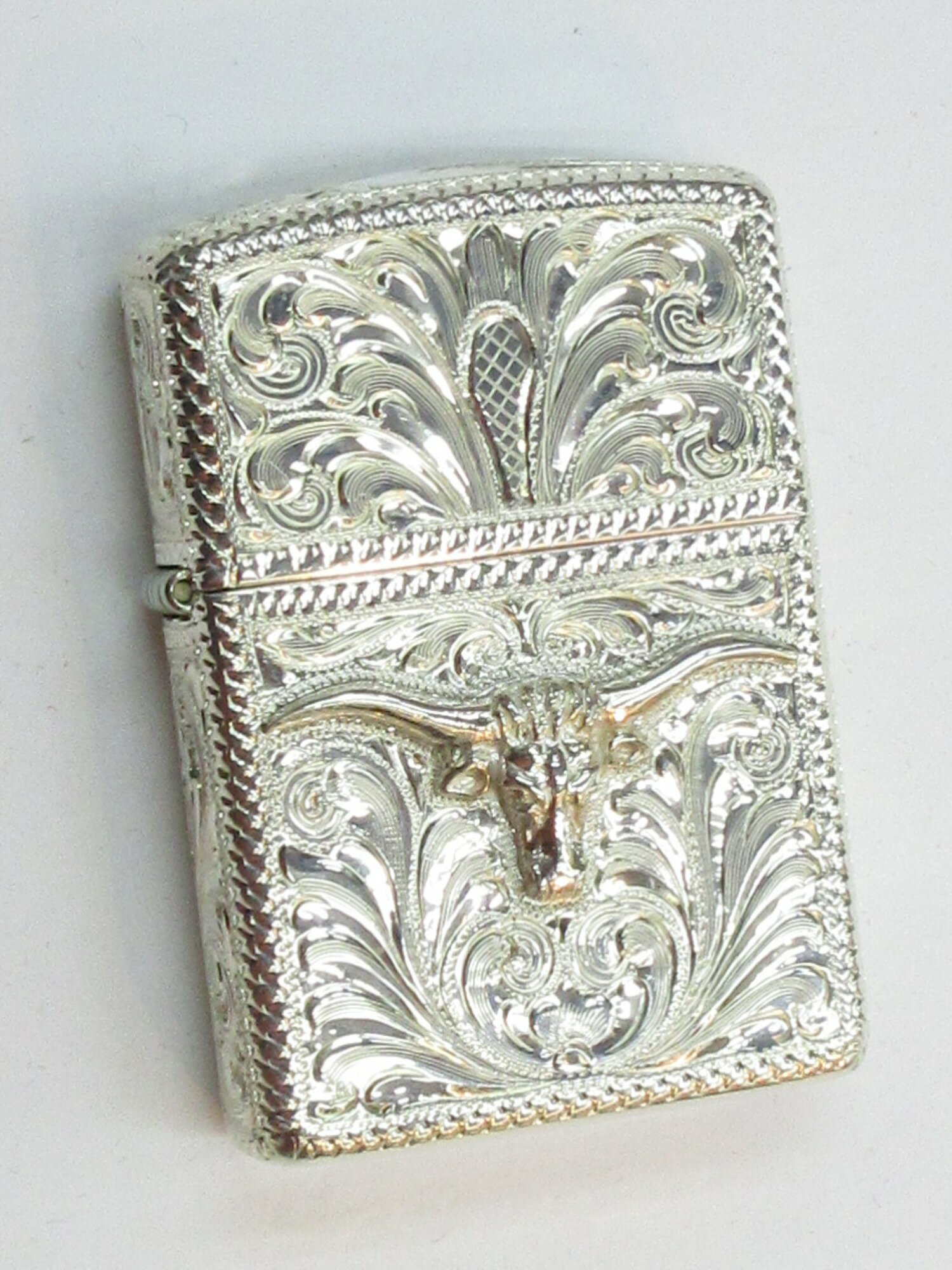 С 󥰥С ޡZippo  Хåեۡ 2022ǯ ̤ (SK-01) Ħ:SilverKing Armor Case Sterling Sliver Zippo