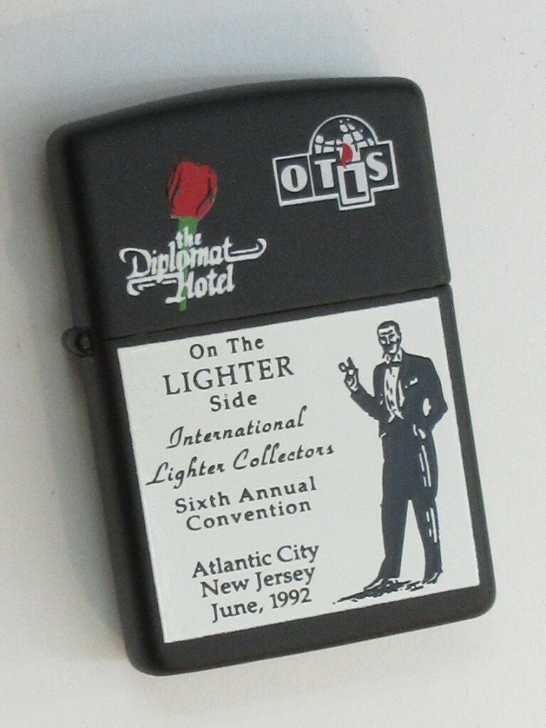 OTLS 1992年コンベンション記念 ブラックマットZippo 1992年？月製 未使用 (OTLS-92)