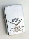 ビンテージZippo ABC社 (企業ロゴマーク) 両面加工 1957年製 エクセレント+【中古】 (AU-116)