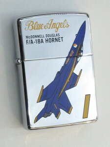 ブルーエンジェルス 1番機 アメリカ海軍 曲技飛行隊 ポリッシュZippo 1995年1月製 未使用 (AS-03)