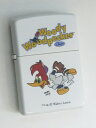 ウッドペッカー 野球 ホワイト アクリルペイントZippo 2003年6月製 未使用 (C-32) Woody Woodpecker